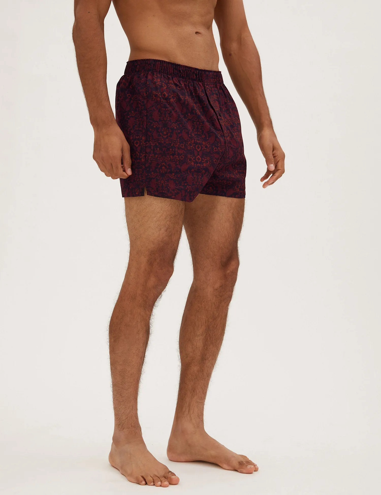 3 Pack Pure Cotton Woven Boxers