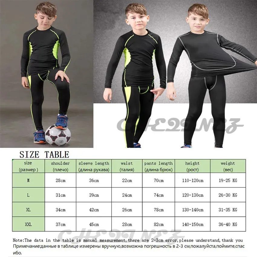 AIANGELAQIN Big Boy Kids Thermal Base Layer