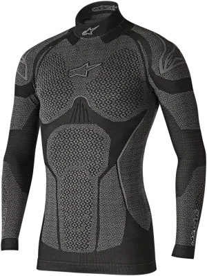 ALPINESTARS Ride Tech Winter Long Sleeve Underwear Top - Black/Gray - XL/2XL 4752117106-XL/2