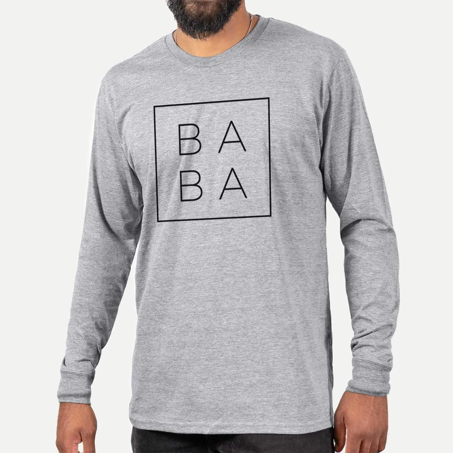 Baba Boxed T-Shirt - Father's Day Present for Dad or Grandpa