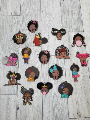 Baby Black Girl Magic (various styles) - Charm