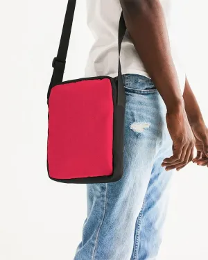 Bright Pink Red Messenger Pouch | Bright Pure Pink Red | C0M100Y75K0