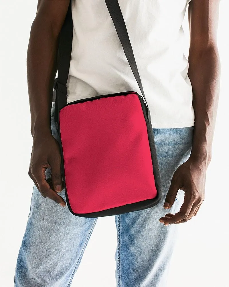 Bright Pink Red Messenger Pouch | Bright Pure Pink Red | C0M100Y75K0
