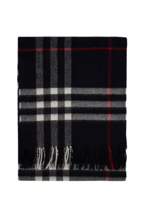 BURBERRY check cashmere scarf