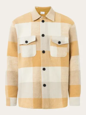 Checked overshirt - Yellow check