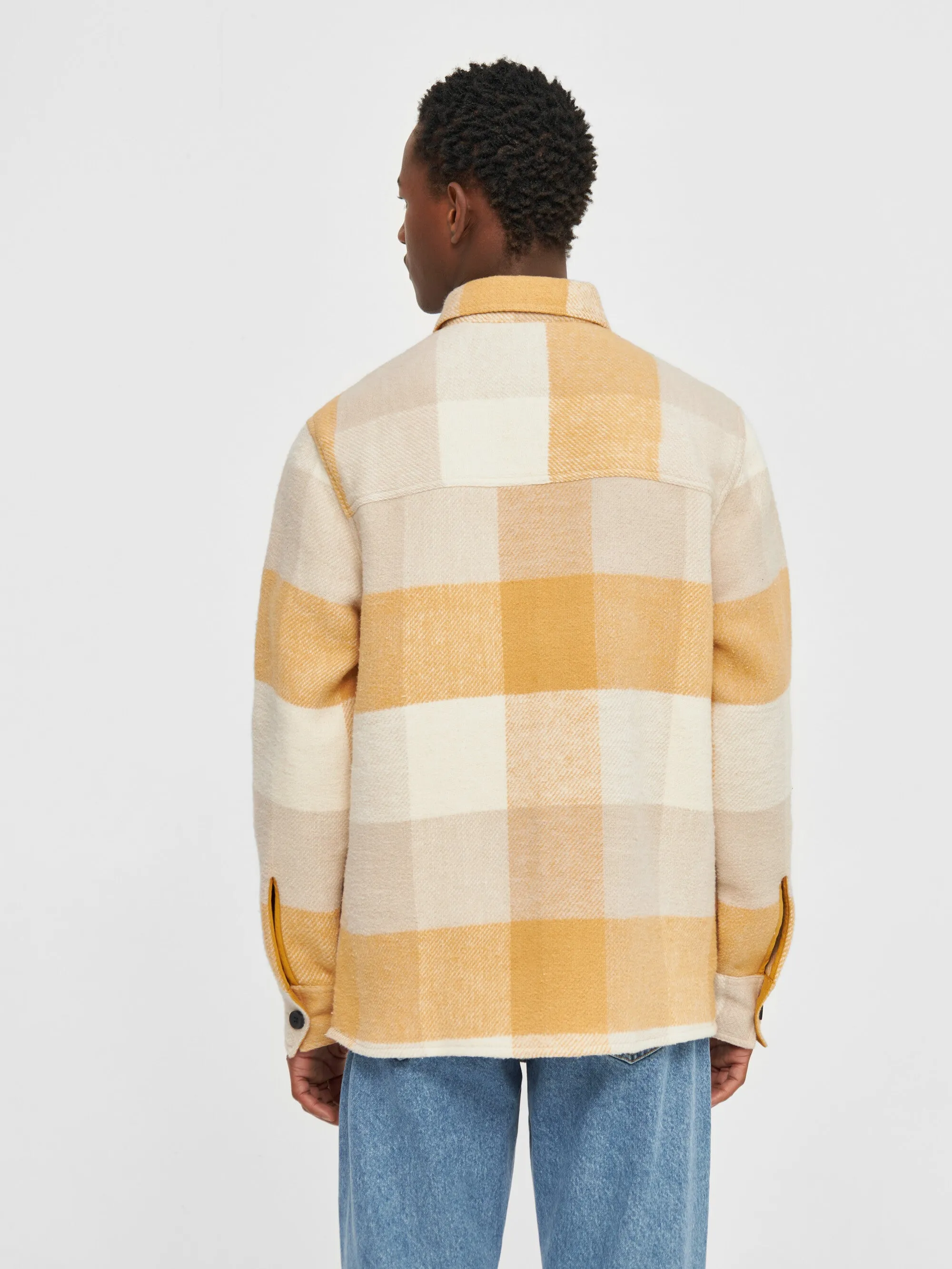 Checked overshirt - Yellow check