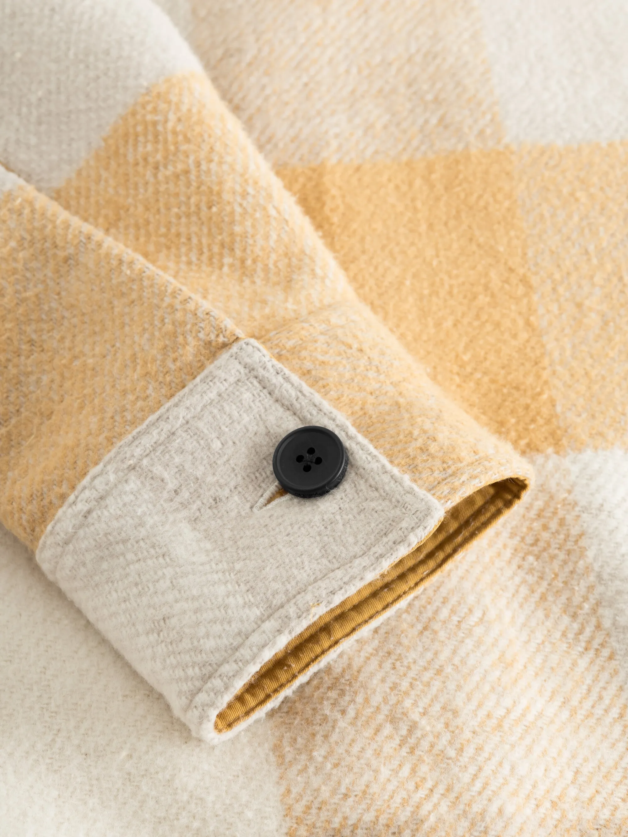 Checked overshirt - Yellow check