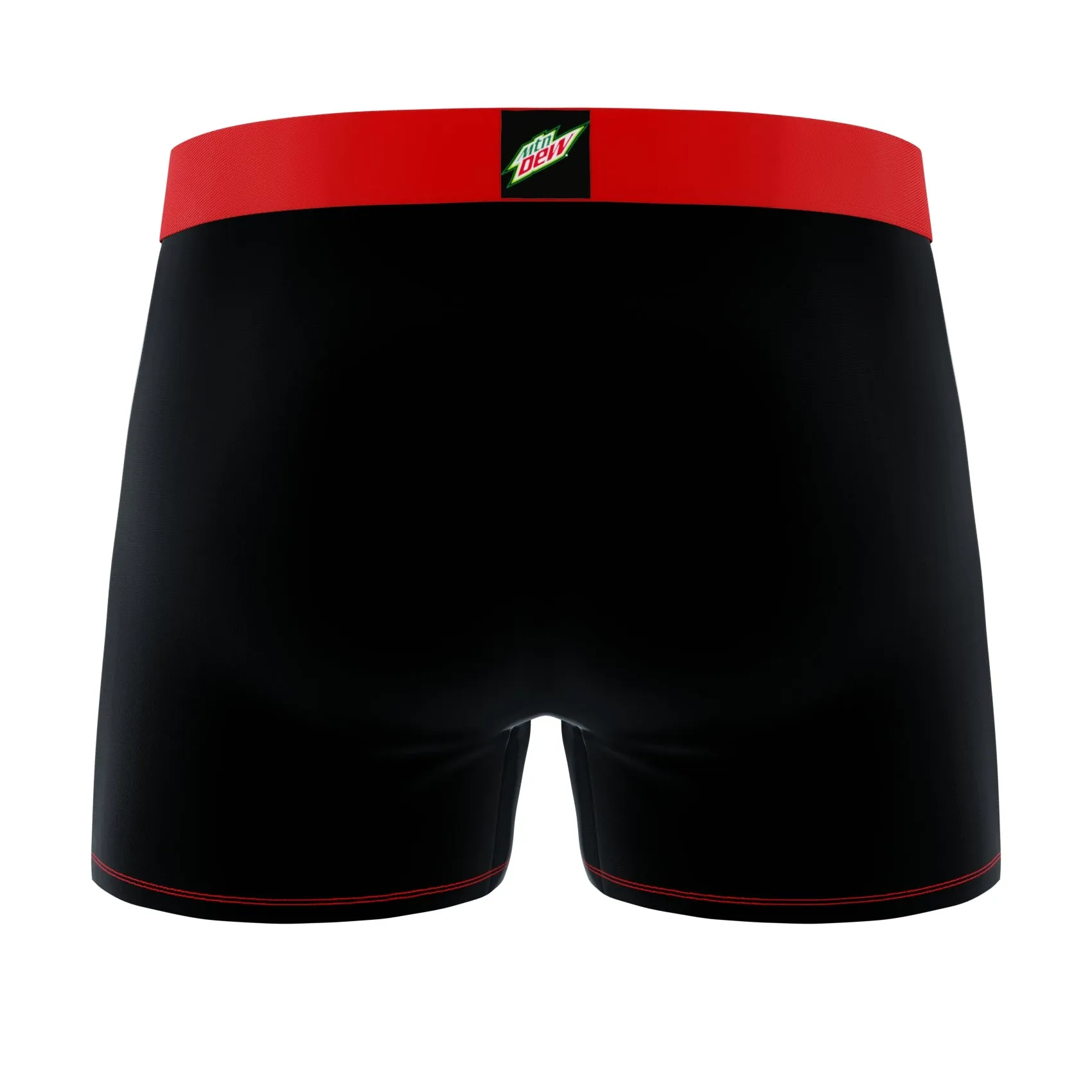 CRAZYBOXER Mountain Dew Red Men's Boxer Briefs (3 pack)