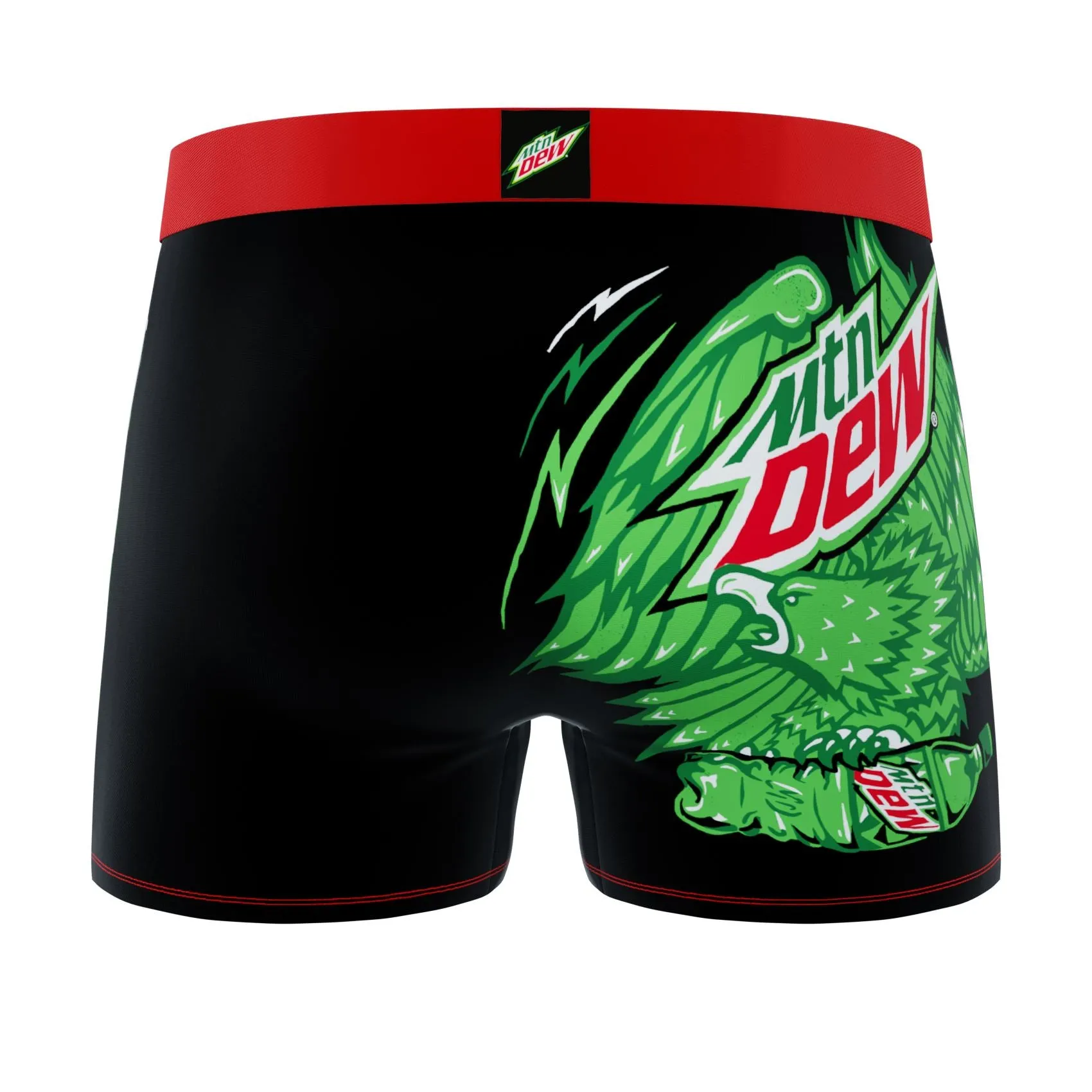 CRAZYBOXER Mountain Dew Red Men's Boxer Briefs (3 pack)