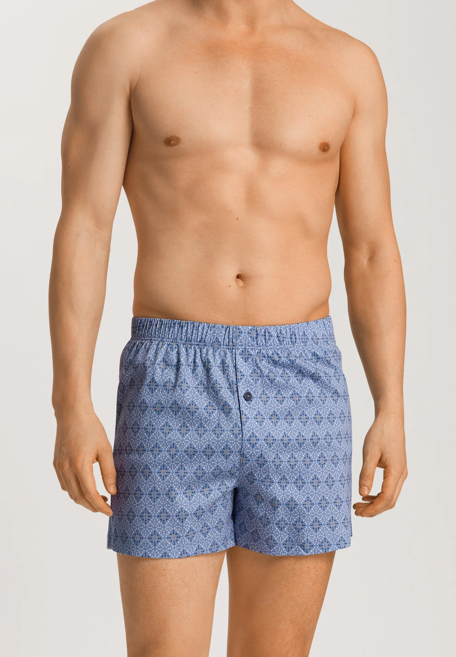Fancy Jersey Knit Boxers | Blue Mosaic 73290-2885