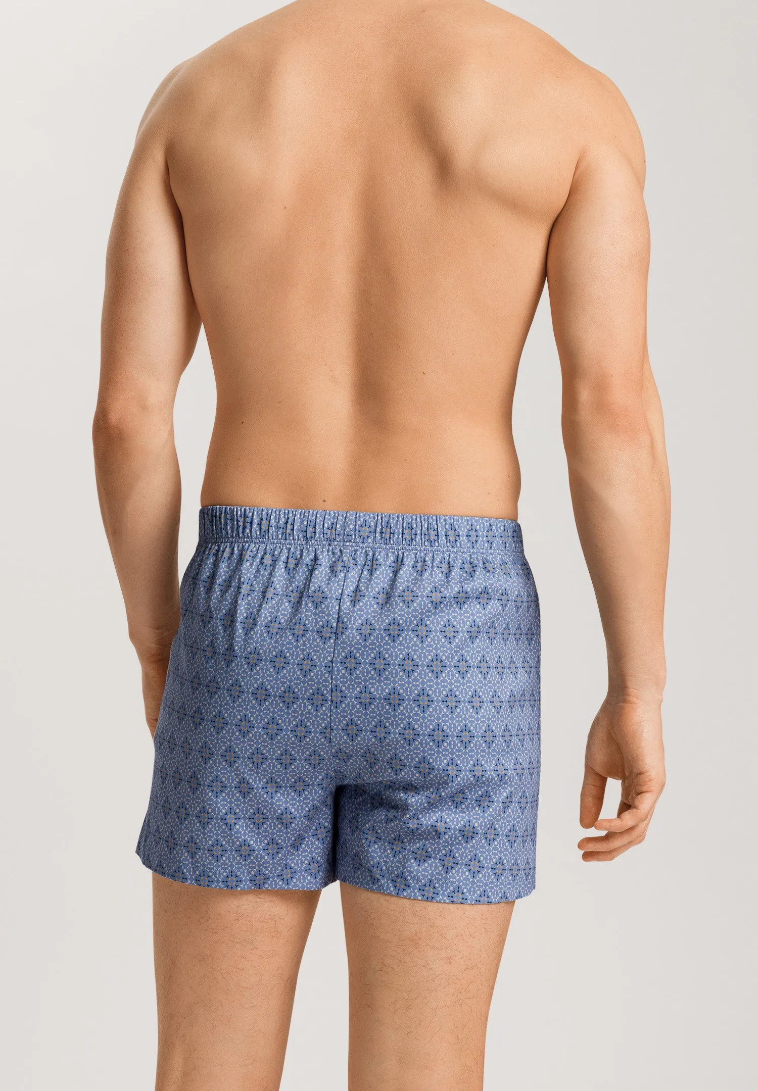 Fancy Jersey Knit Boxers | Blue Mosaic 73290-2885