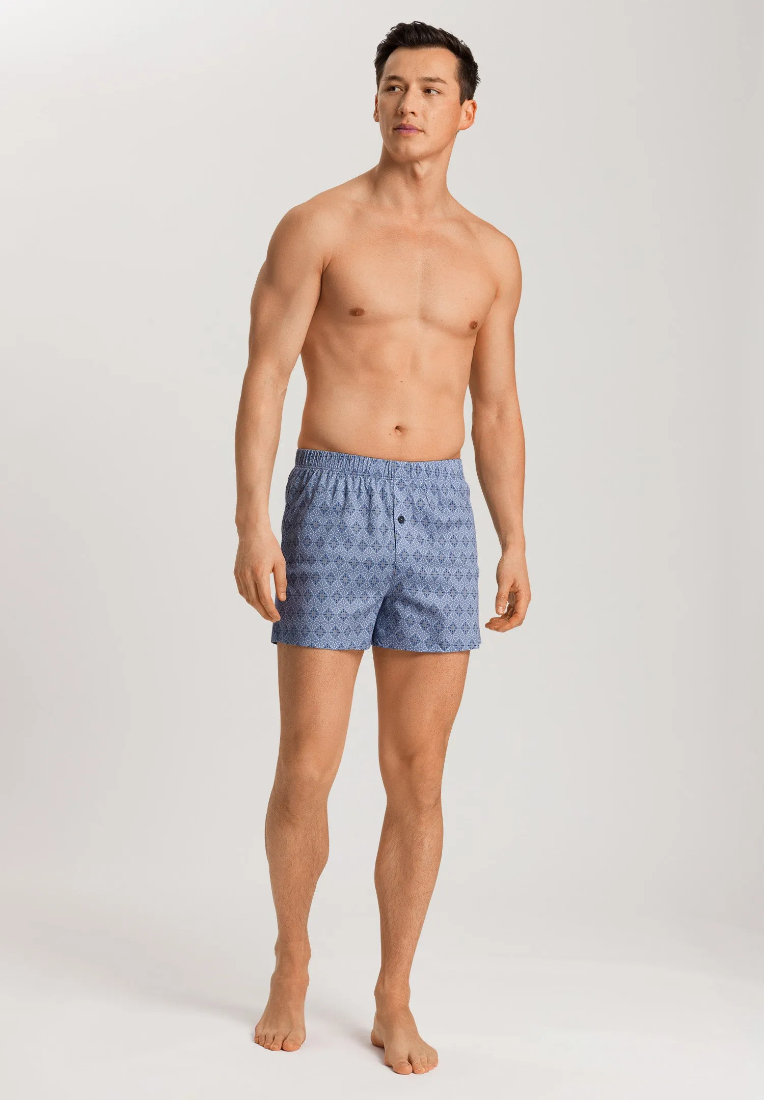 Fancy Jersey Knit Boxers | Blue Mosaic 73290-2885