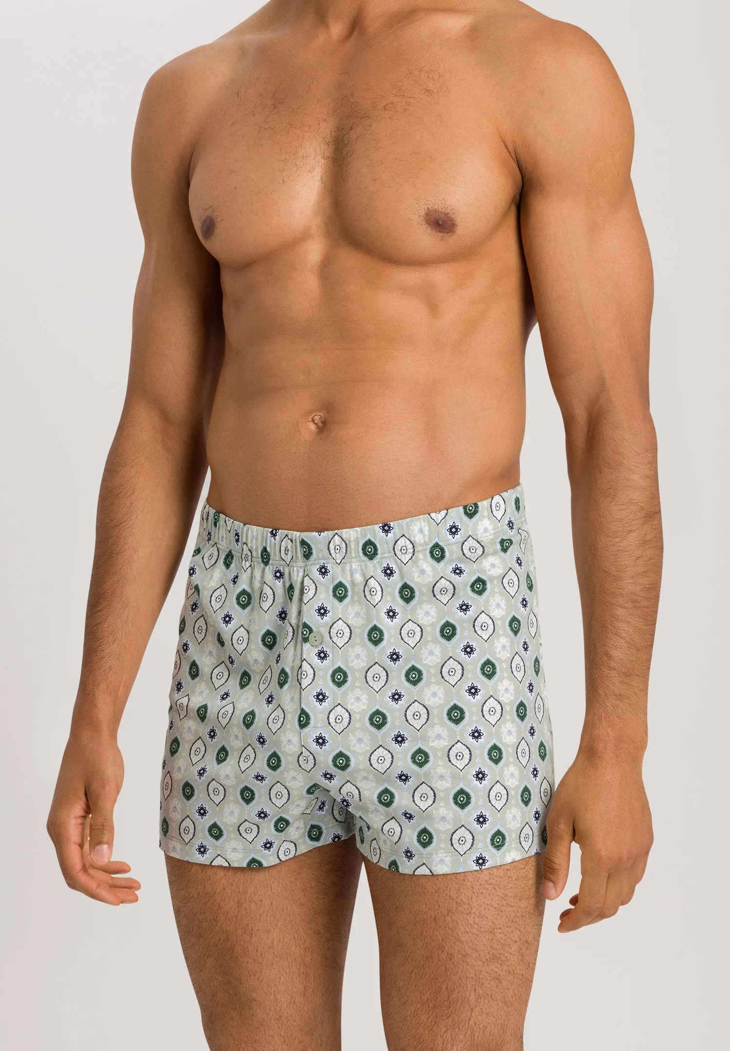 Fancy Jersey Knit Boxers | Floral Minimal 73290-1234