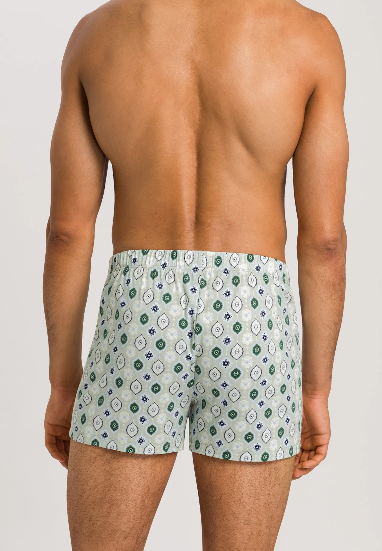 Fancy Jersey Knit Boxers | Floral Minimal 73290-1234