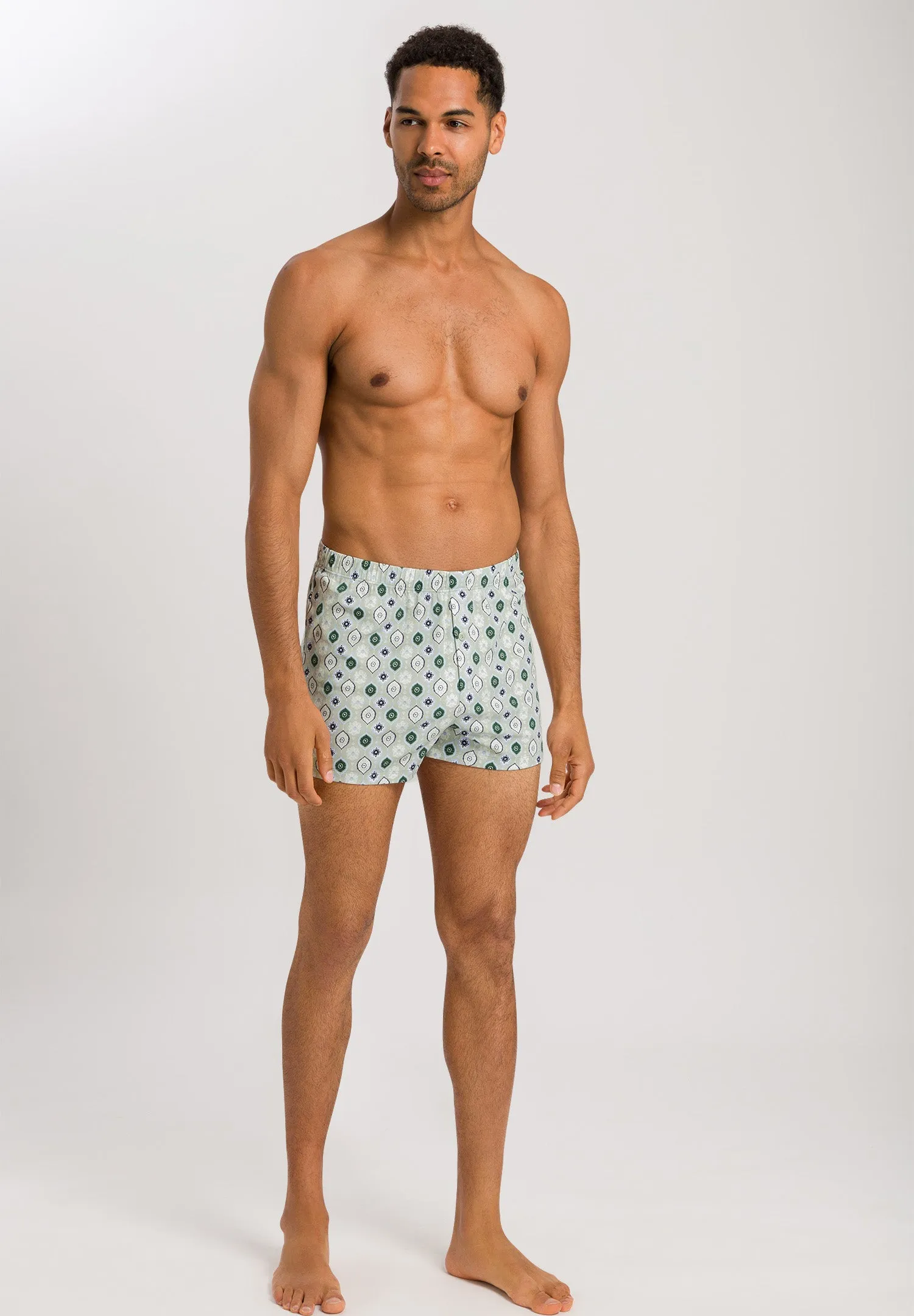 Fancy Jersey Knit Boxers | Floral Minimal 73290-1234