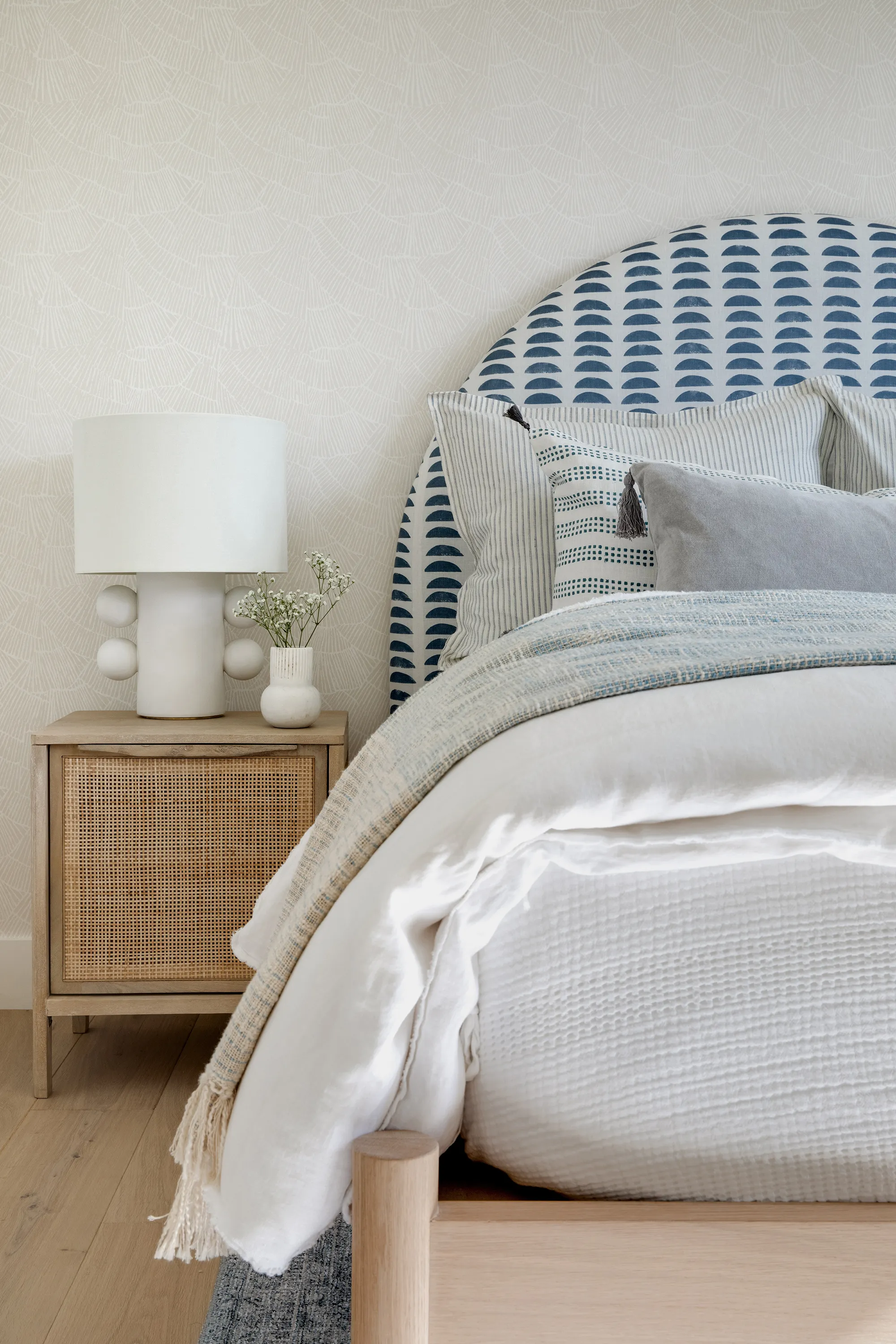 Hills Fabric in Blue-Slate