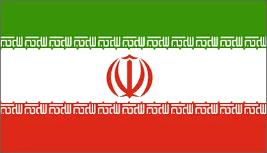 Iran National Flag Printed