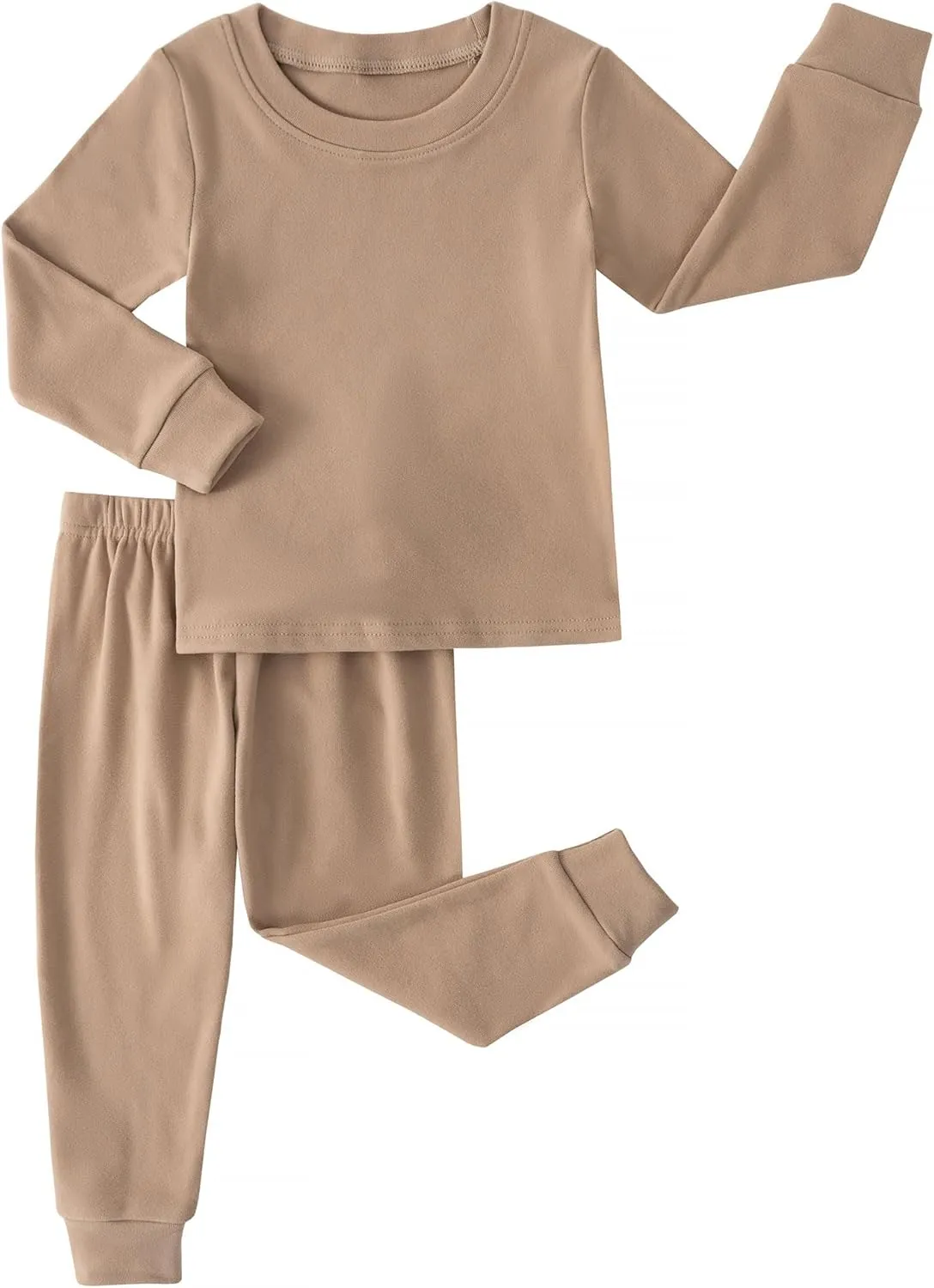 Kids Thermal Underwear Set Toddler Winter Base Layer Ultra Soft Long Johns for Little Big Boys Girls 2-8Yrs