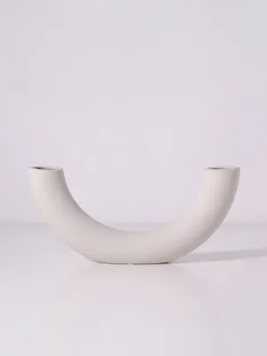 Korean style pottery Bow Flower vase