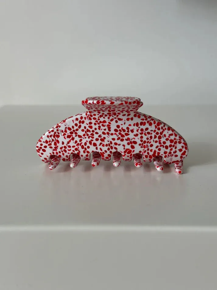MATILDA HAIR CLIP RUBY RED