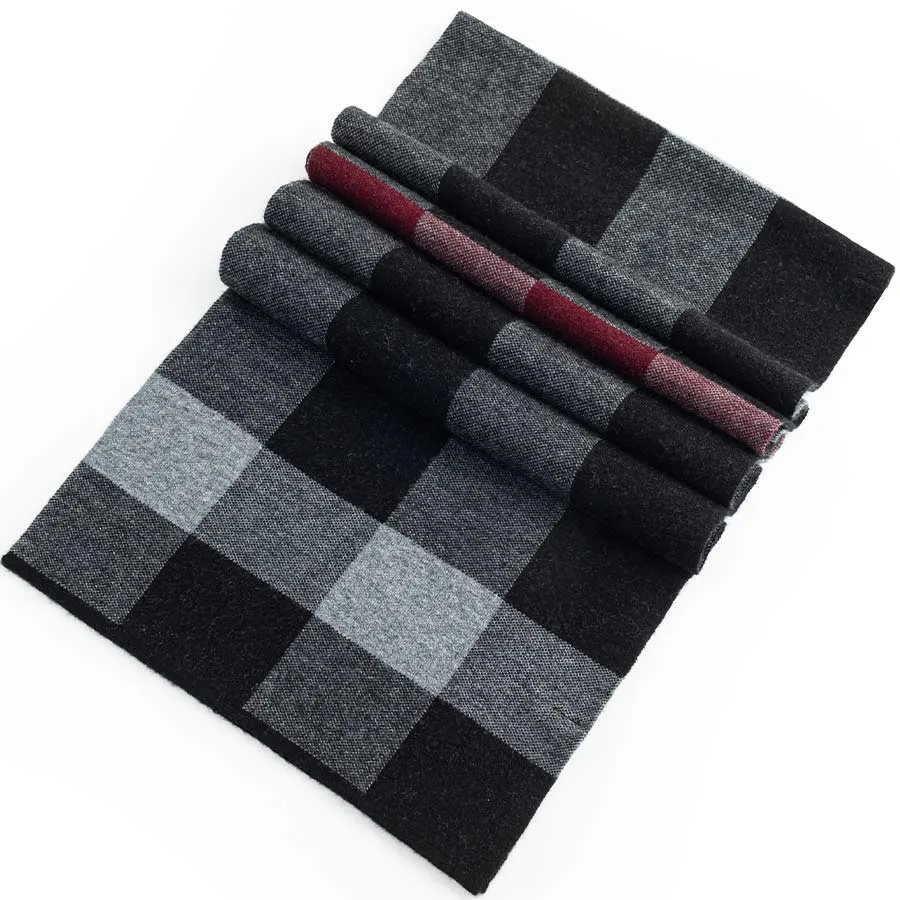 Mens Ilmio Wool Knit Scarf #03