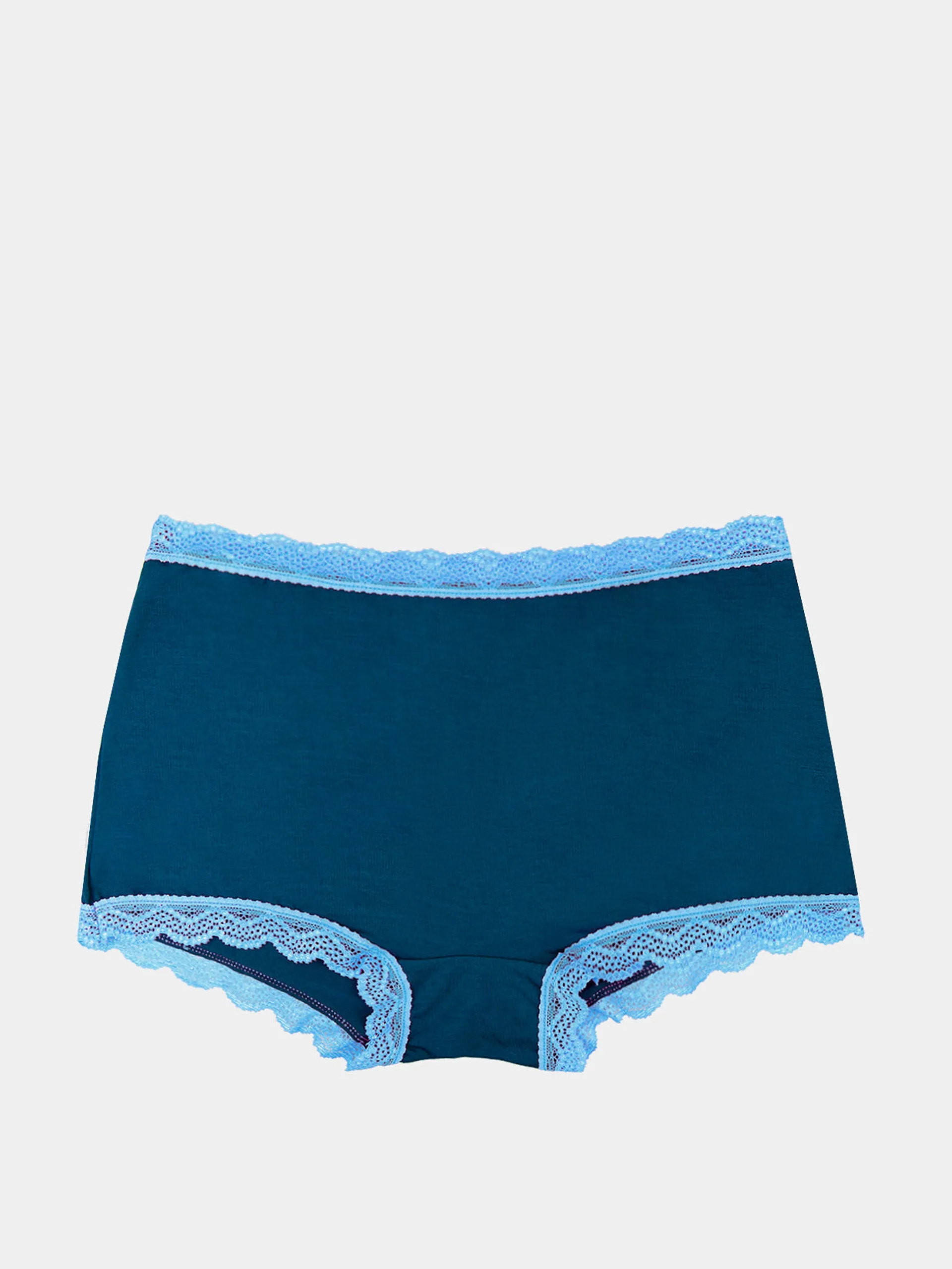 Midnight neon blue hipster knicker