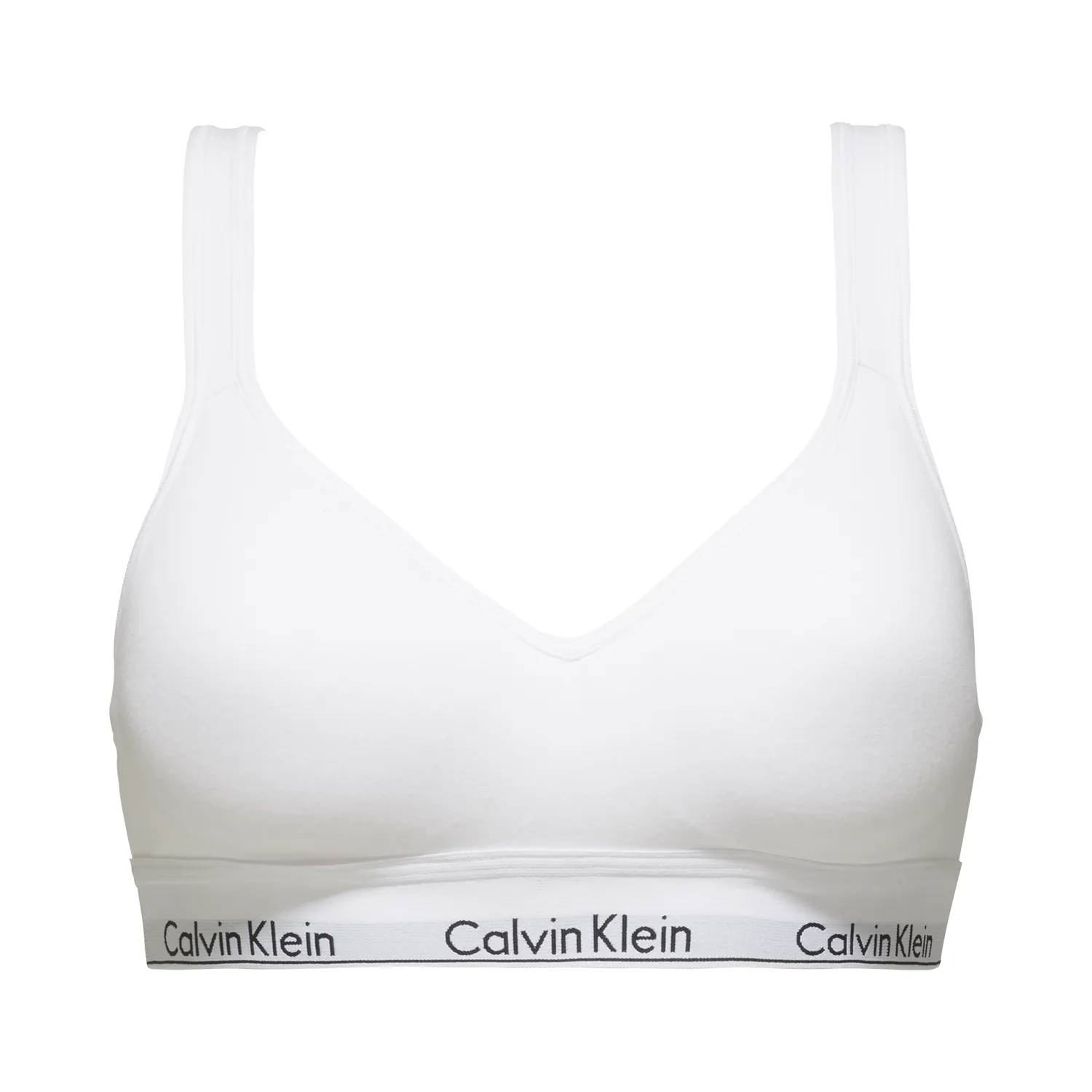 Modern Cotton Bralette - White