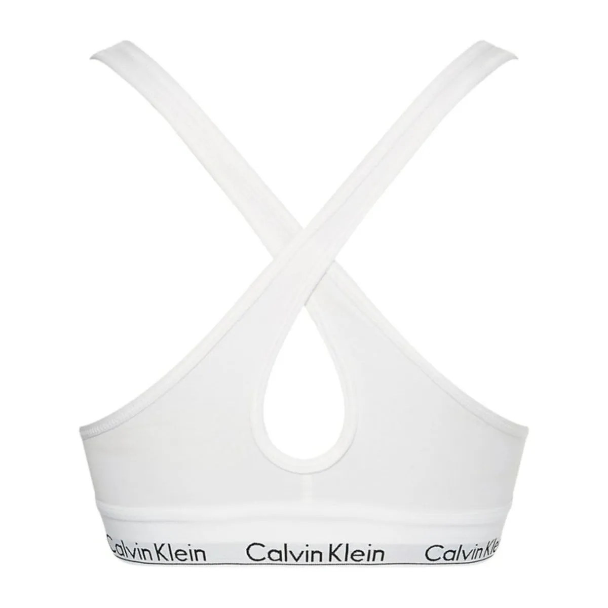 Modern Cotton Bralette - White