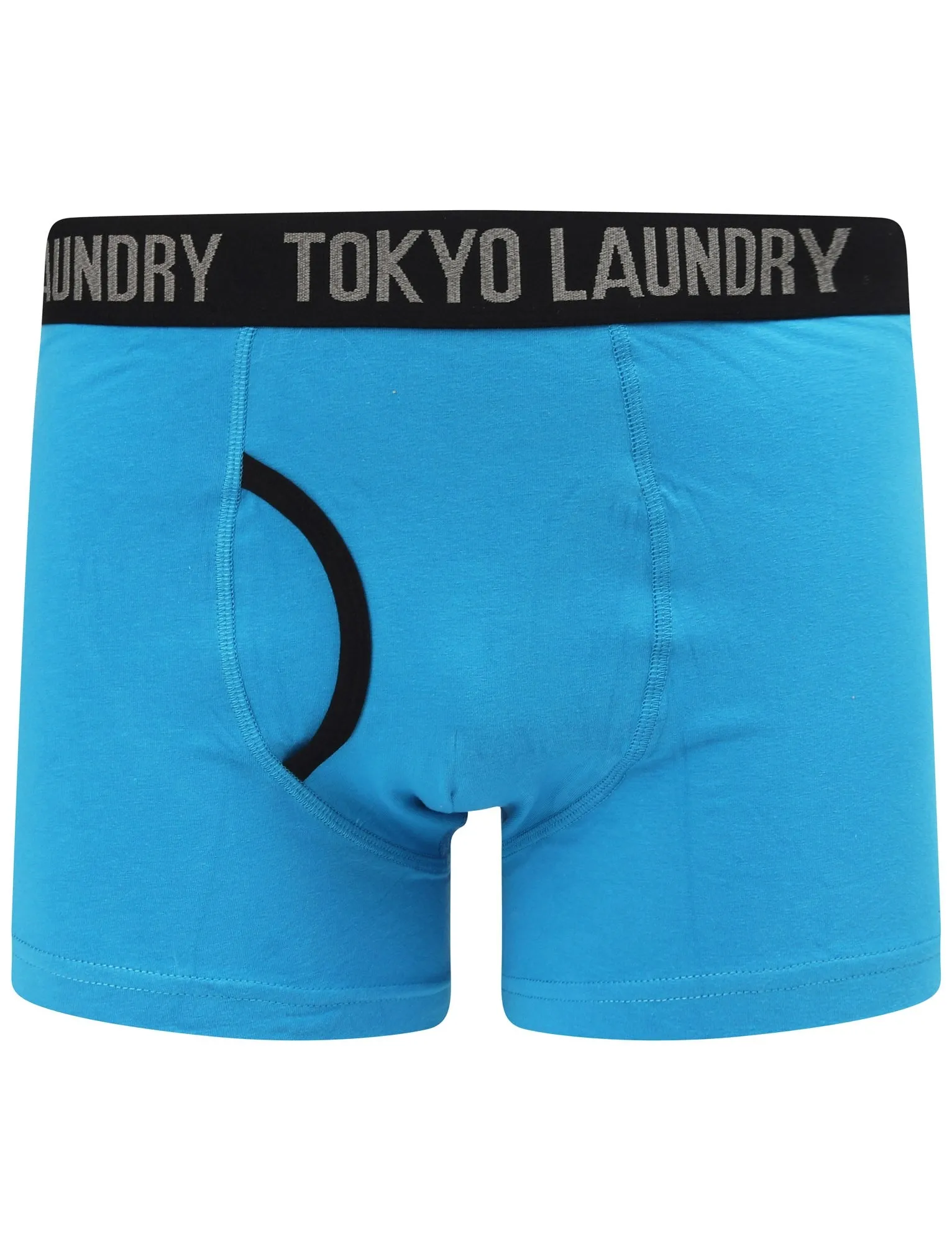 Nantes 2 (2 Pack) Boxer Shorts Set In Swedish Blue / Light Grey Marl - Tokyo Laundry
