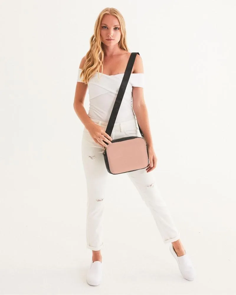 Pale Pastel Red Crossbody Bag | Bright Pale Pastel Red | C0M30Y30K0