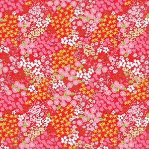 Picnic Florals - Flower Garden Red