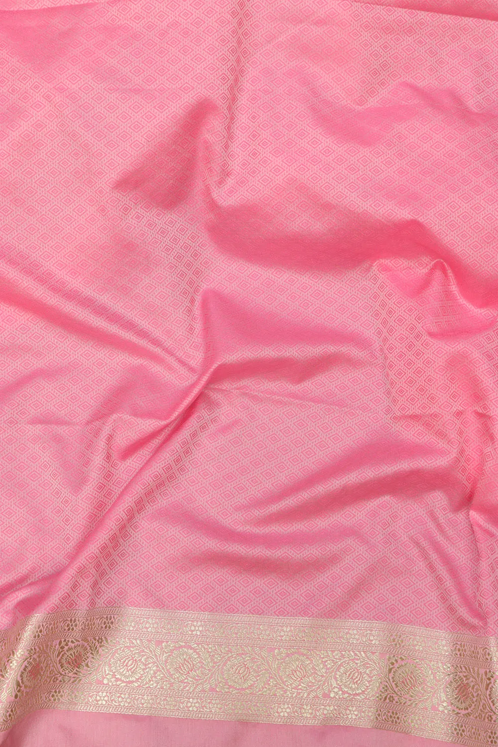 Pretty in Pink: Banarasi Silk Saree