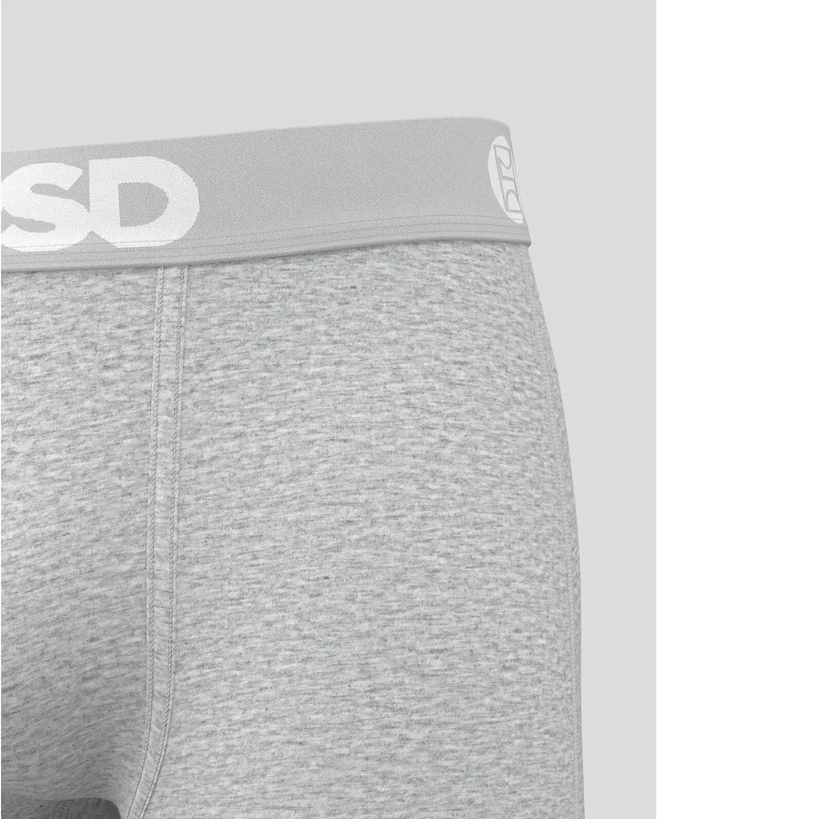 PSD Men's Gray Athl Grey Sld Modal Boxer Brief XX-Large Underwear - 224180164-GRY-XXL