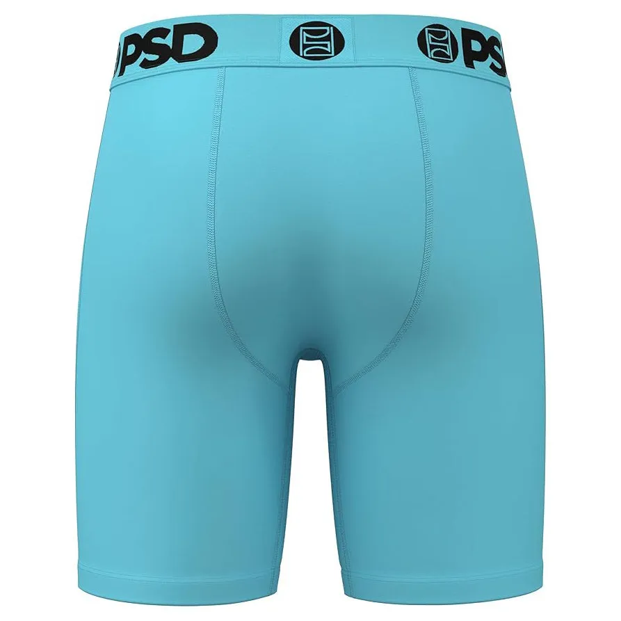 PSD Men's Light Blue Caribbean Sld Boxer Briefs Large Underwear - 224180097-LTB-L