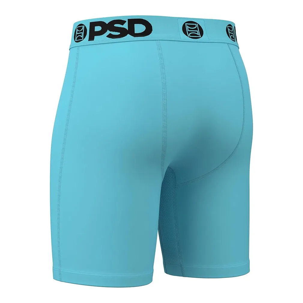 PSD Men's Light Blue Caribbean Sld Boxer Briefs Large Underwear - 224180097-LTB-L