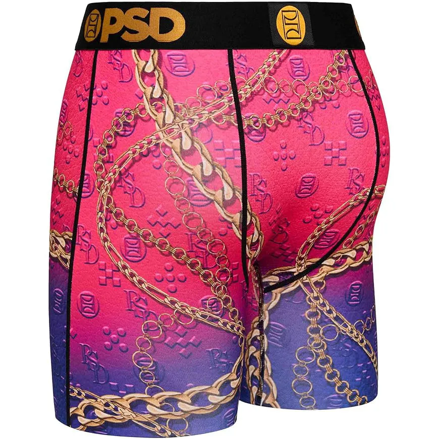 PSD Men's Multicolor Bright Luxe Boxer Briefs Medium Underwear - 124180012-MUL-M