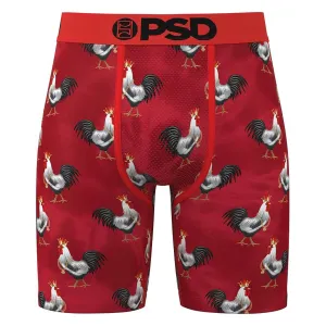PSD Men's Multicolor Cocky Af Red Boxer Briefs Small Underwear - 324180126-MUL-S
