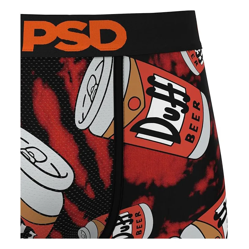 PSD Men's Multicolor Duff Beer Boxer Briefs Medium Underwear - 324180029-MUL-M
