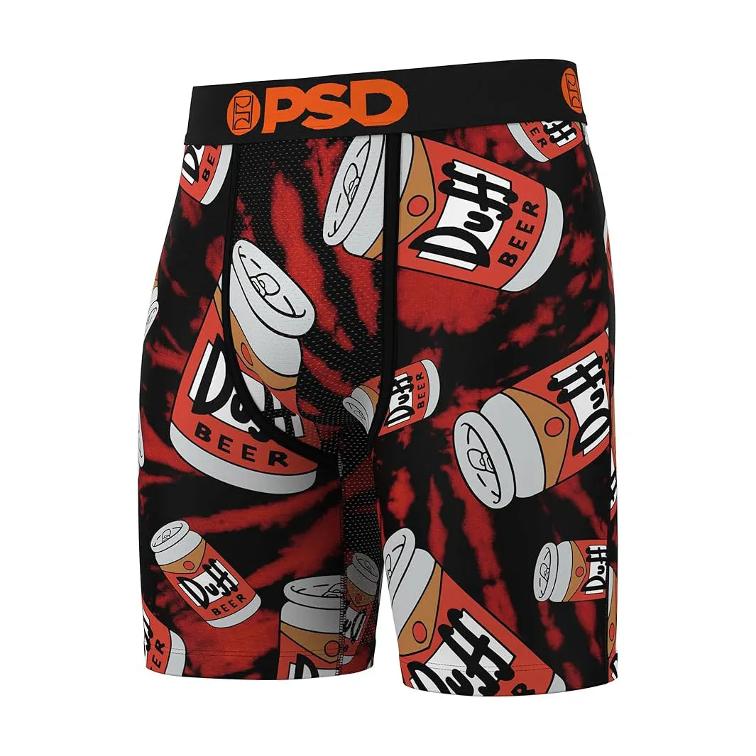 PSD Men's Multicolor Duff Beer Boxer Briefs Medium Underwear - 324180029-MUL-M