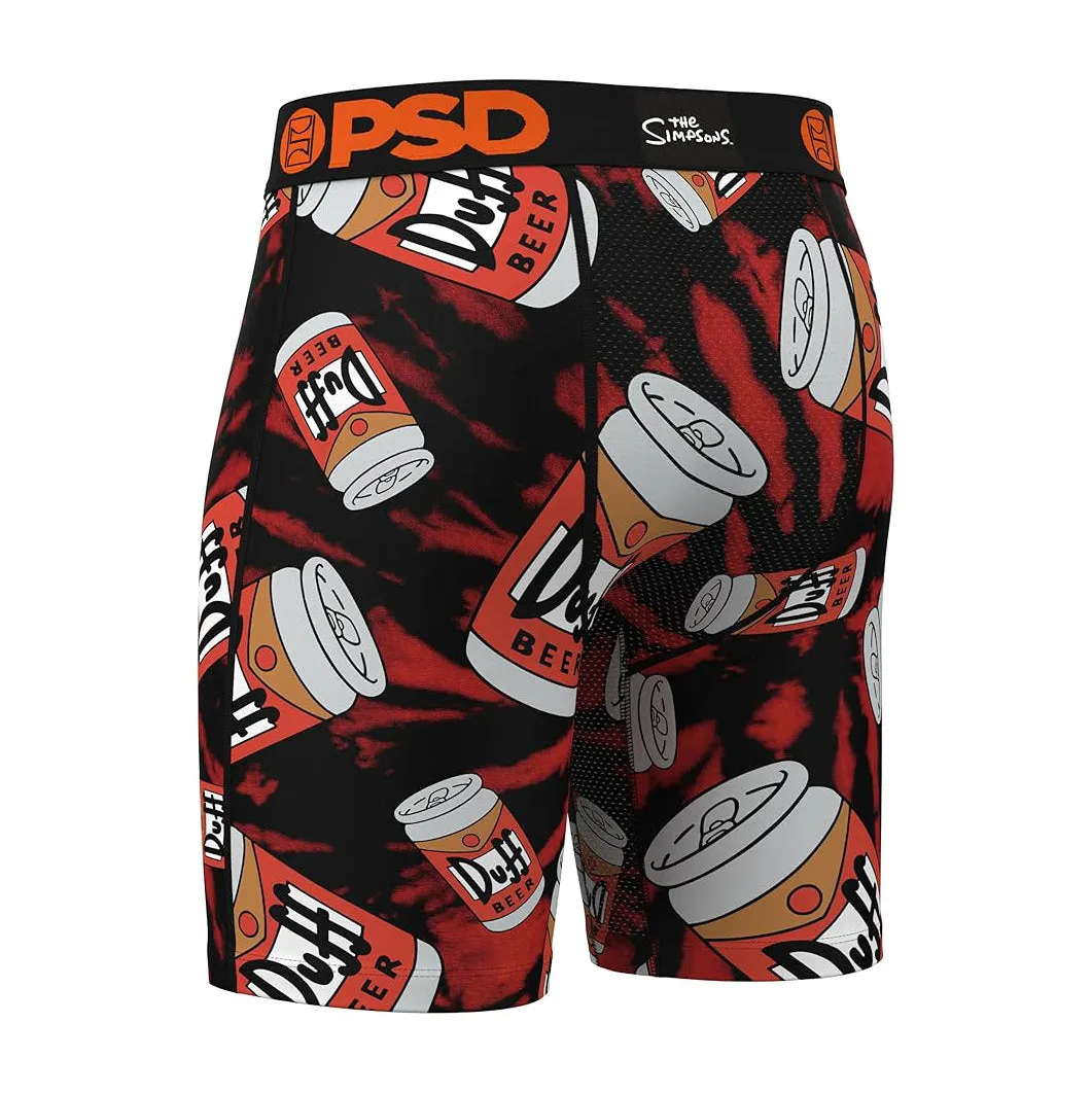 PSD Men's Multicolor Duff Beer Boxer Briefs Medium Underwear - 324180029-MUL-M