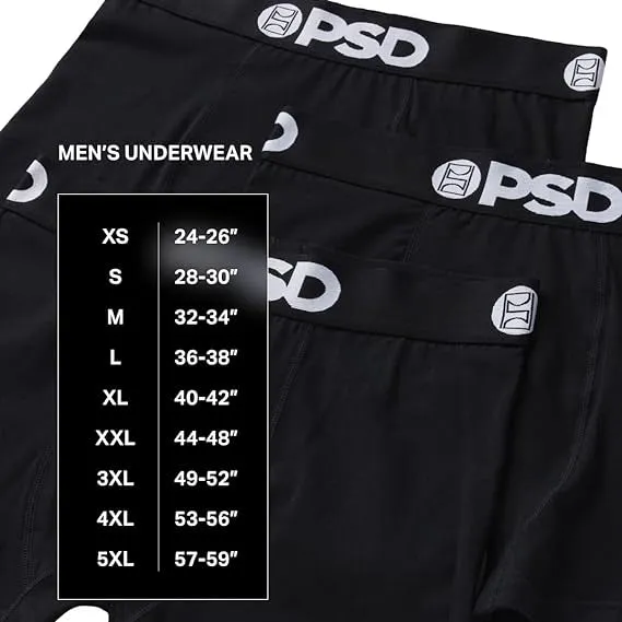 PSD Men's Multicolor MMF Boxer Briefs Extra Large Underwear (Knit) - 424180005-MUL-XL