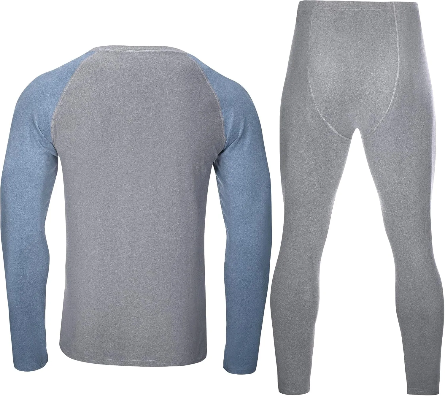 Roadbox Thermal Underwear for Men: Fleece Lined Long Johns Base Layer Cold Weather Winter Ski Thermals Top and Bottom Set