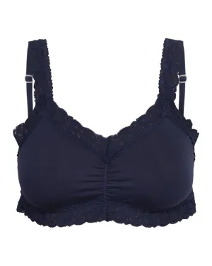 SL312 Indigo Blue Iconic Lace Modal Bralette