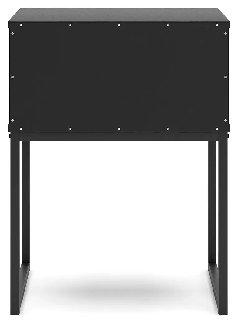 Socalle Twin Platform Bed with Dresser and 2 Nightstands in Black