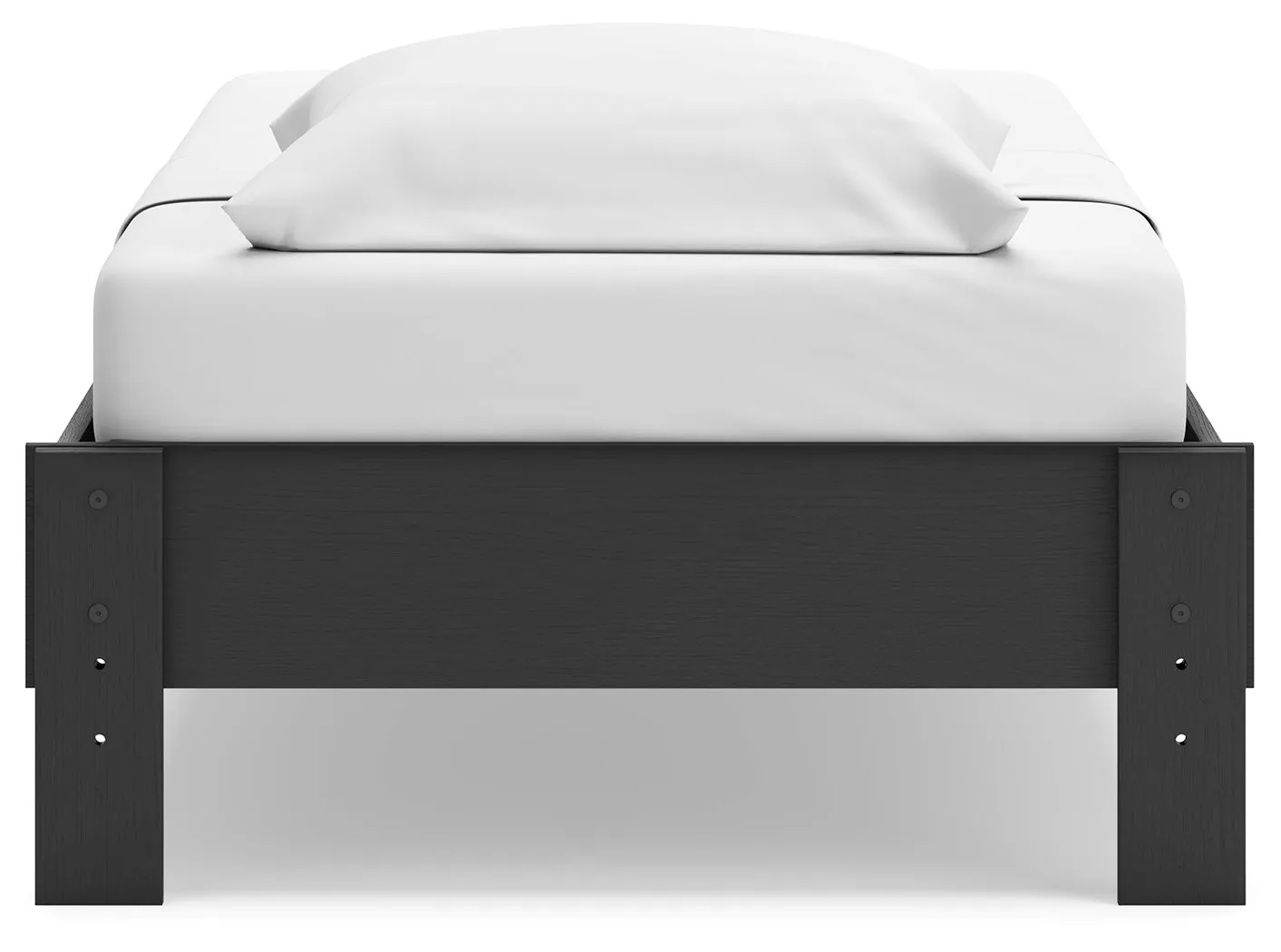 Socalle Twin Platform Bed with Dresser and 2 Nightstands in Black