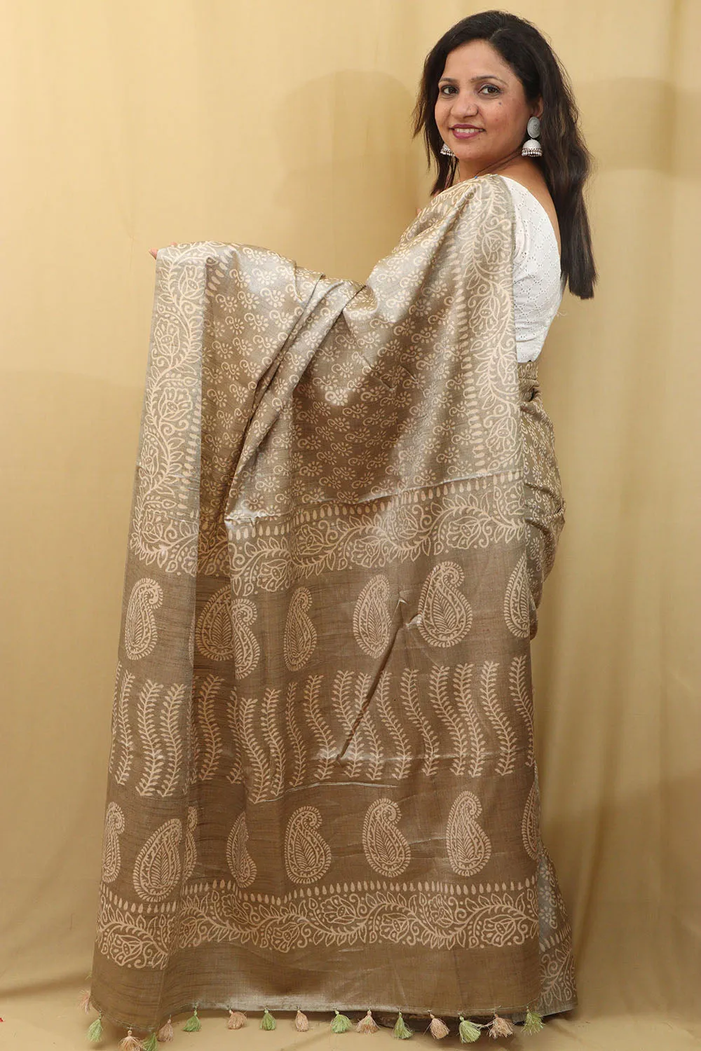 Soft and Elegant Pastel Bhagalpur Silk Saree Collection