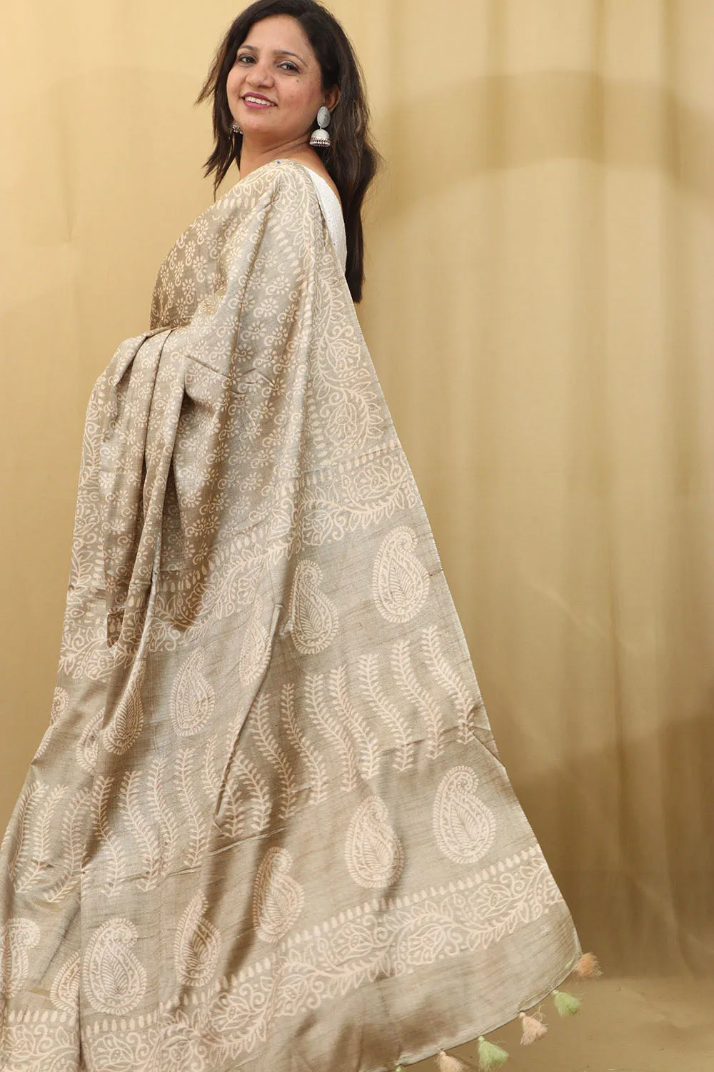 Soft and Elegant Pastel Bhagalpur Silk Saree Collection