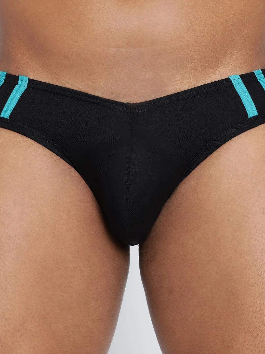 Striped and Solid Fashion Brief (Pack of 2)