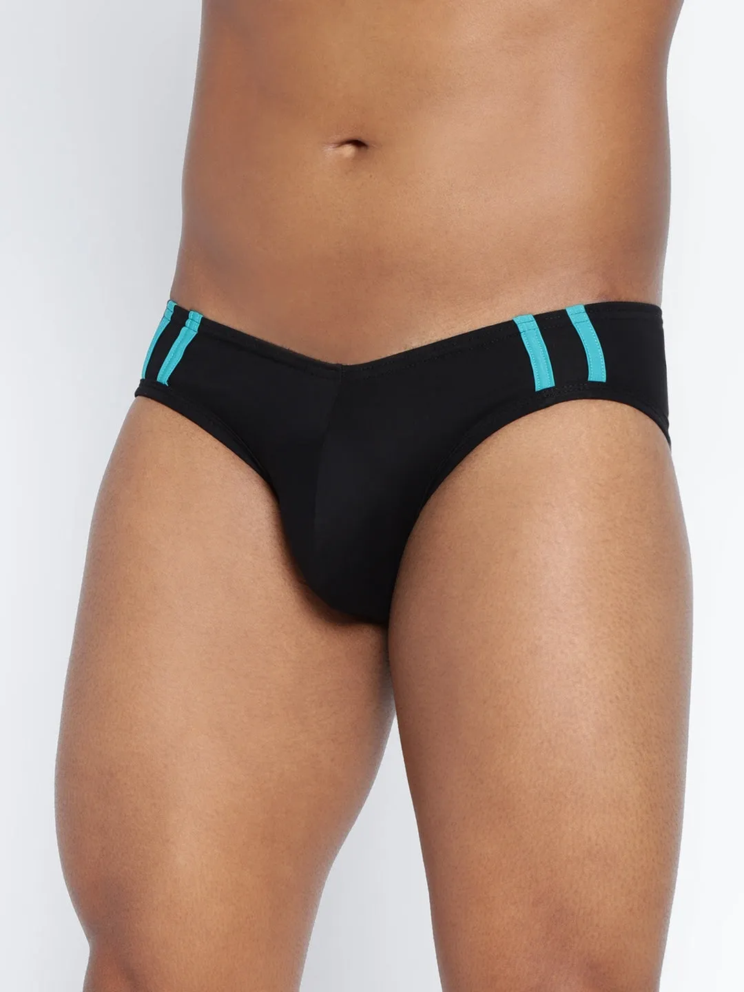Striped and Solid Fashion Brief (Pack of 2)
