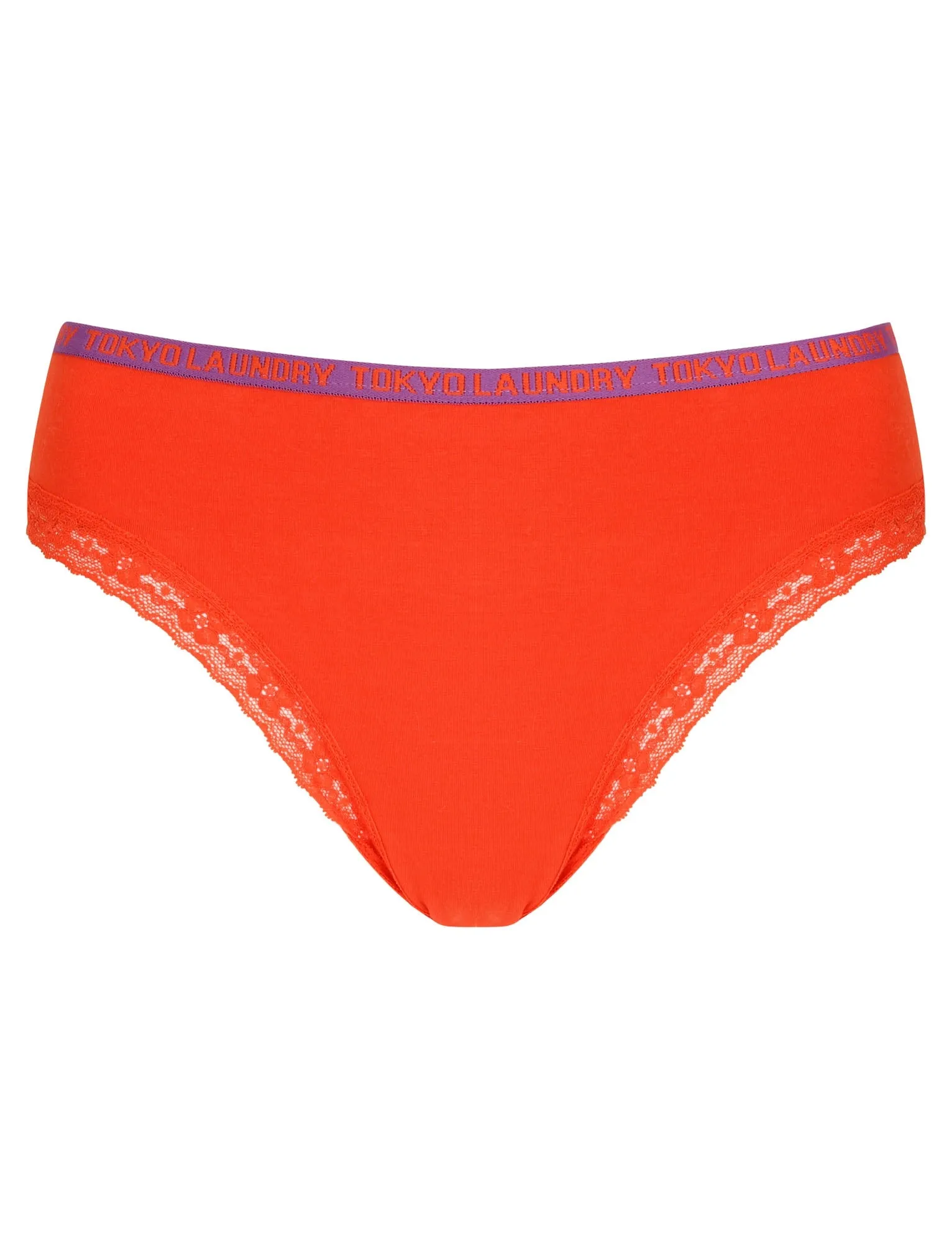 Suzy (3 Pack) Assorted Briefs in Dewberry / Redsky / Light Grey Marl - Tokyo Laundry